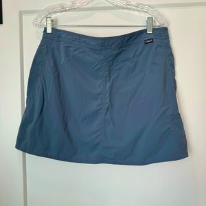 Woman’s size 12 Patagonia outdoor, light blue skort.